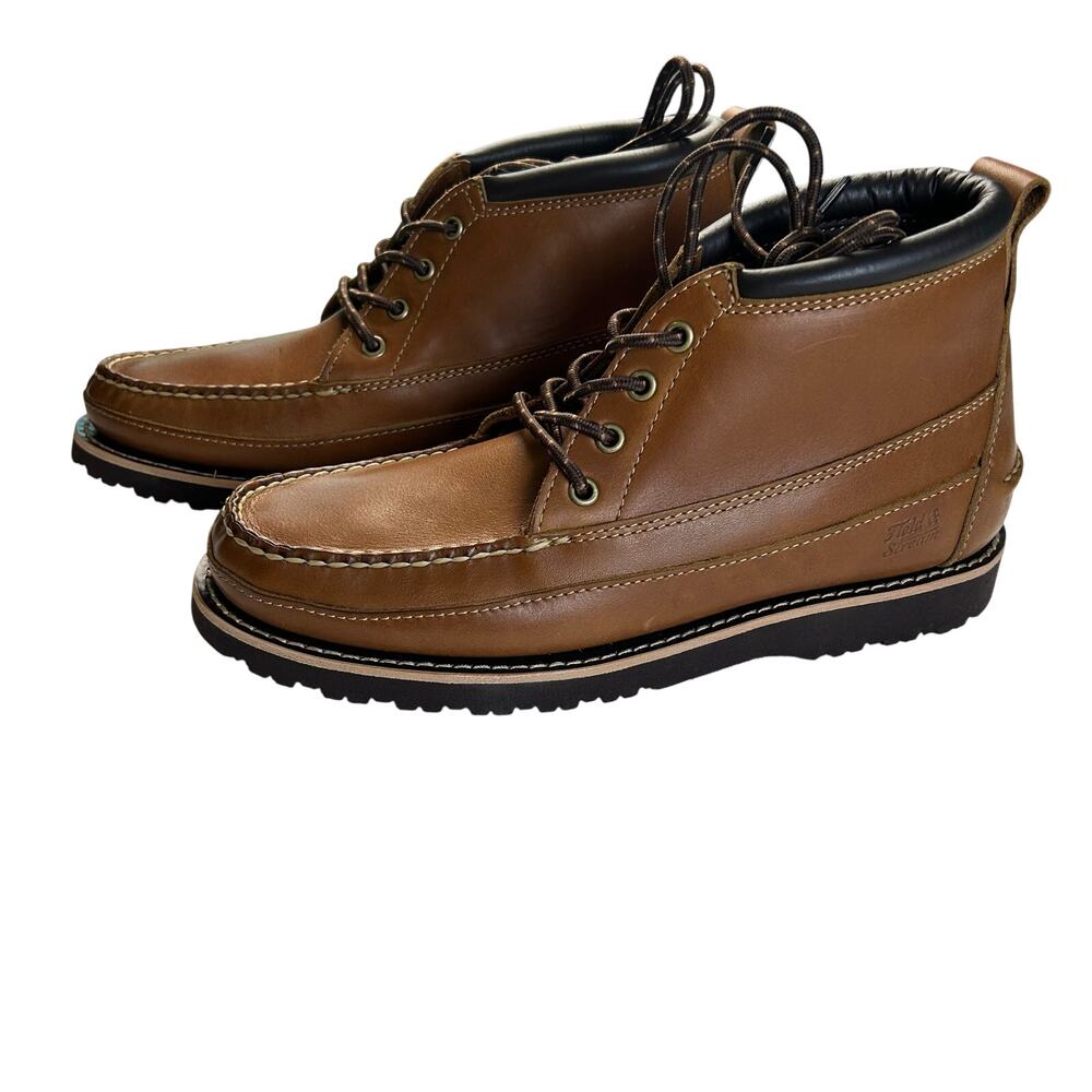 Field & Stream X Gokey mens new tan sportsman chukka vibram boot size 10 D